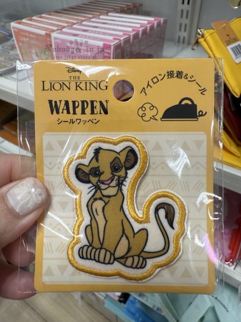 Seria x Disney聯名可直貼可熨燙刺繡貼