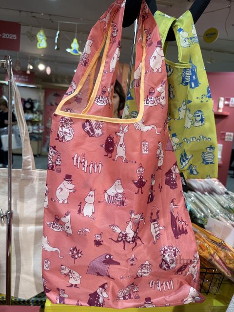 Moomin嚕嚕米期間限定展折疊購物袋