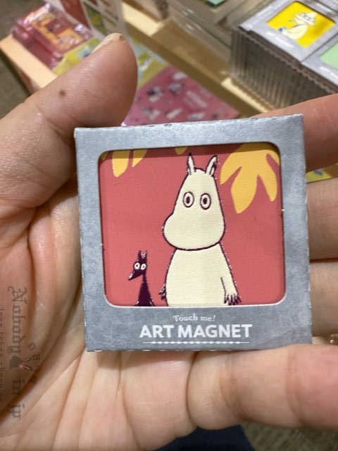 Moomin嚕嚕米期間限定展美濃燒藝術陶瓷磚磁鐵
