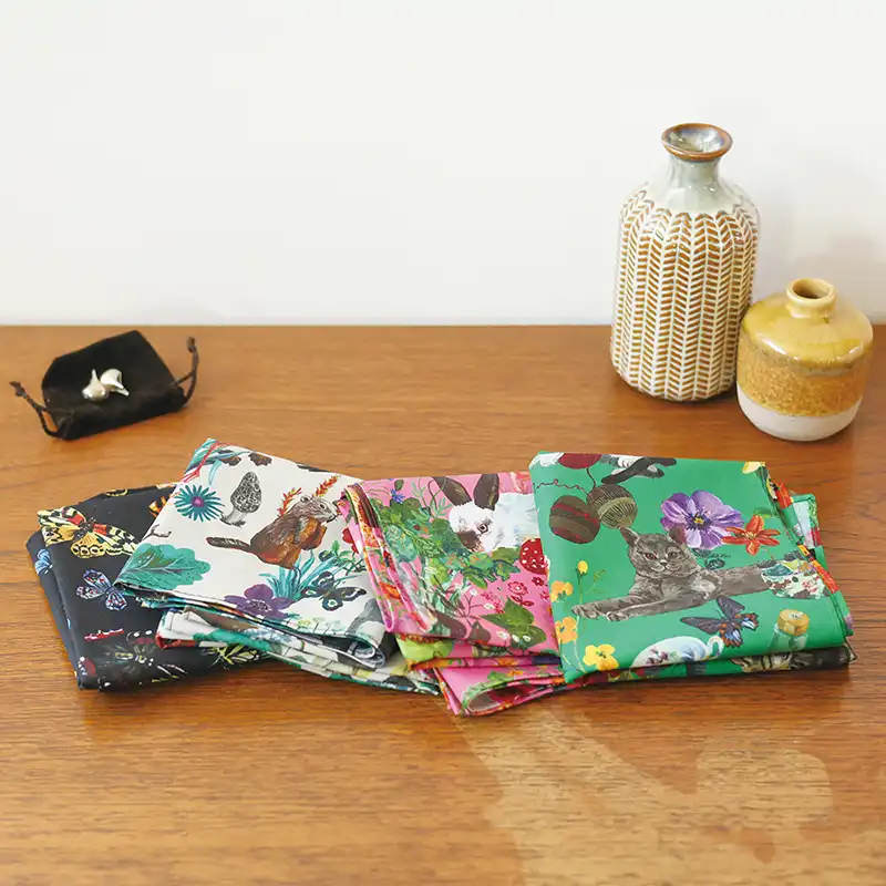 Nathalie Lete 50cmx50cm純棉手帕 特價