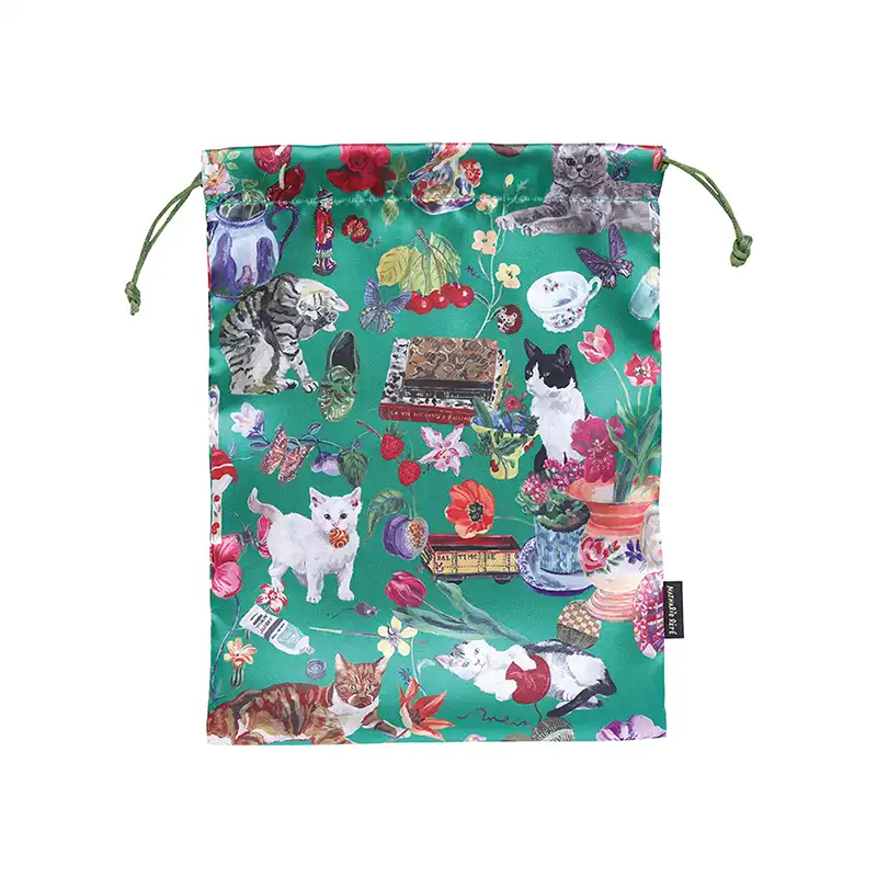 Nathalie Lete 緞面束口袋 特價