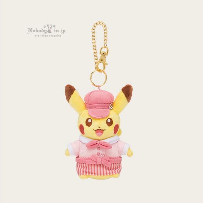 寶可夢咖啡廳限定皮卡丘絨毛吊飾