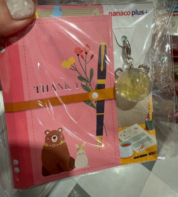 nanaco plus小熊系列糖果2cm掛鉤