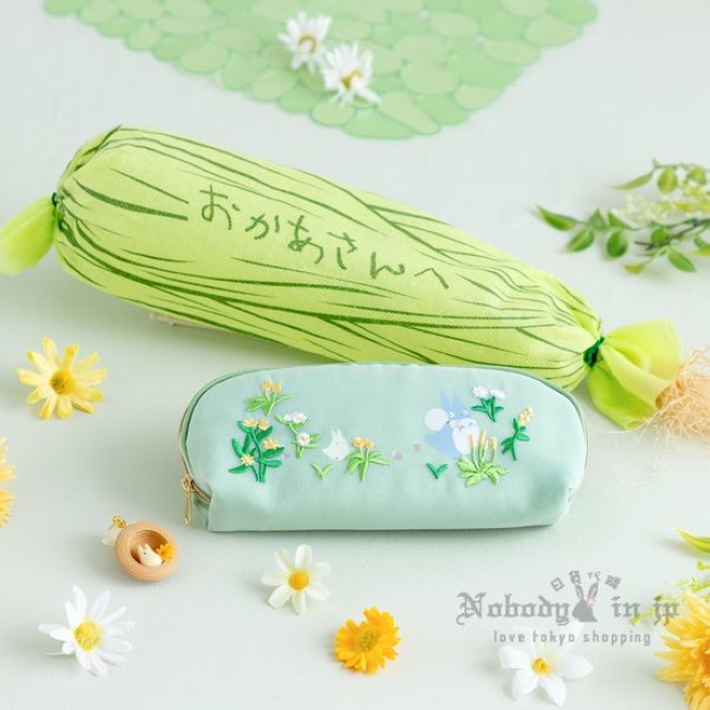 吉卜力宮崎駿龍貓刺繡帽子掛飾拉錬包組