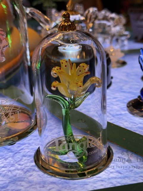 迪士尼樂園水晶玻璃花朵盅擺飾
